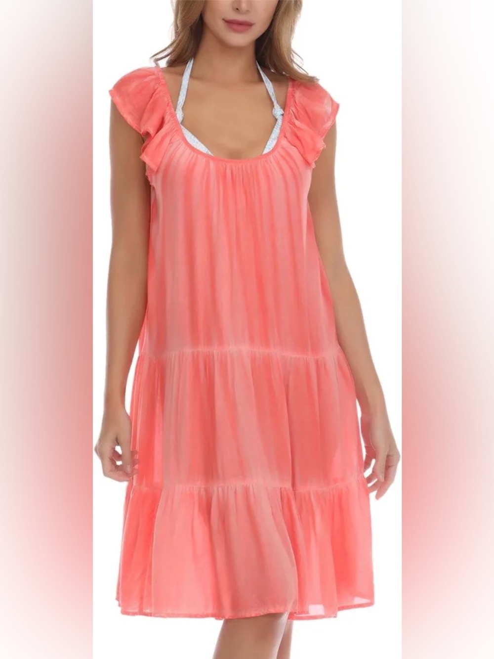 Raviya Tie-Dye Dress Swim Cover-Up